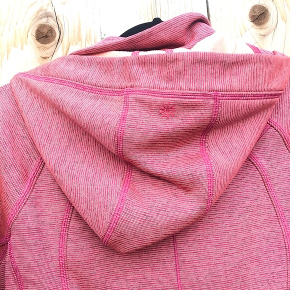 Athleta Strength Hoodie Stripe Size Medium - Picture 10 of 10